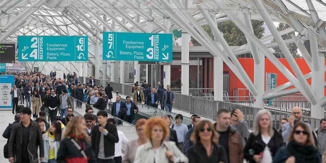 Entrance at the Host Milano pavilions