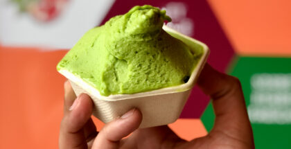 Pistaccio ice cream by Alain Ducasse