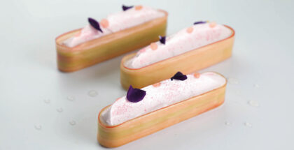 Rhubart and meringue tart by Laurent Bichon