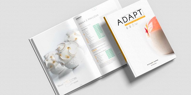 Adapt, a vegan and “free” pastry book by Richard Hawke