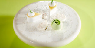 Apple from Montois, coconut, and a touch of cumin by Pierre-Jean Quinonero