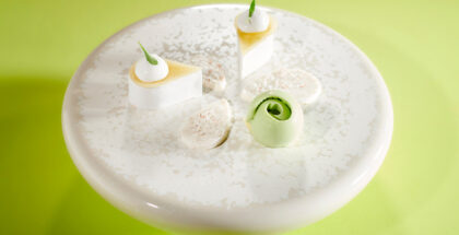 Apple from Montois, coconut, and a touch of cumin by Pierre-Jean Quinonero