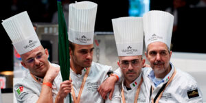 Italian pastry team