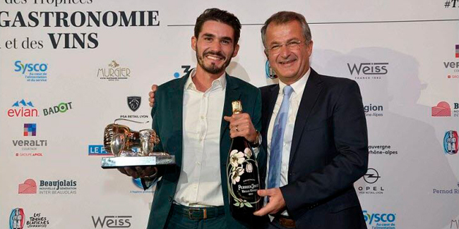 Jérôme de Oliveira, Pastry Chef of the Year at the Trophées de la Gastronomie et des Vins