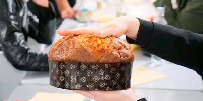 Panettone detail