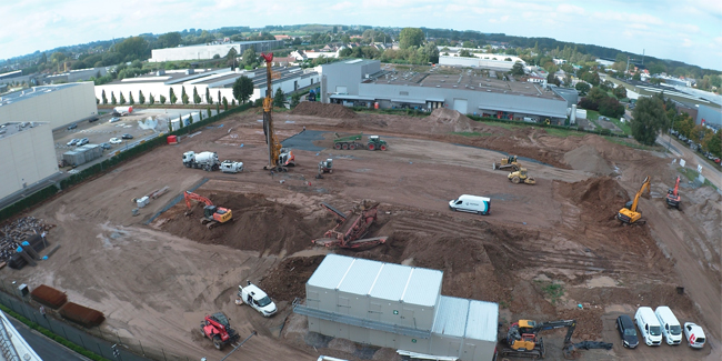 Puratos Belcolade factory under construction