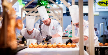 European pastry cup