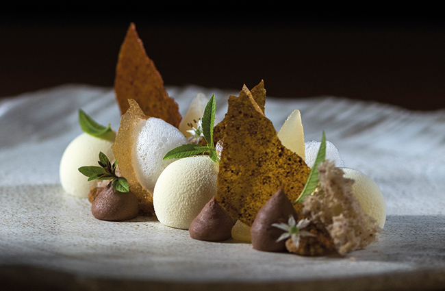 Plated dessert by Attila Meinhart