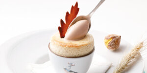 Chestnut sago soufflé by Nocar Lo