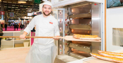 Bakery stand in Europain Sirha