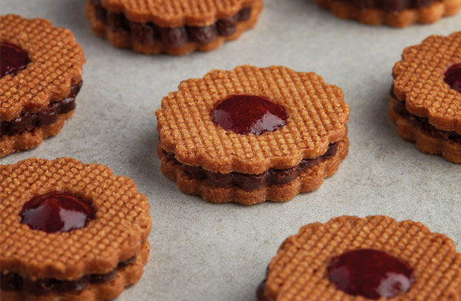 Choco-raspberry Linzer