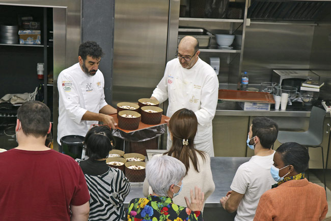 Giambattista Montanari during a masterclass