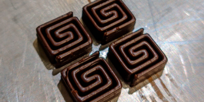 spiral chocolate