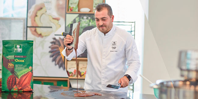 Romain Cornu, the new Global Brand Ambassador for Cacao Barry and Mona Lisa