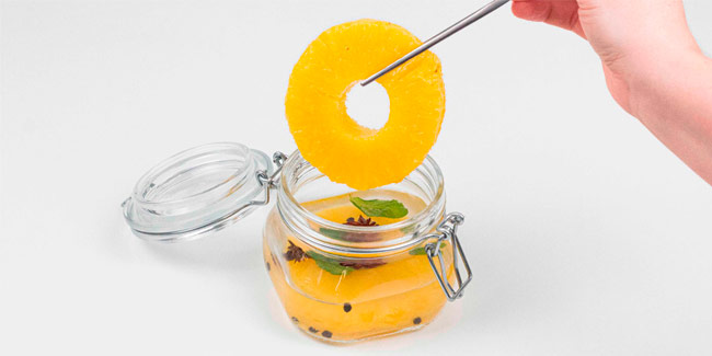 Pineapple in sugar-free syrup