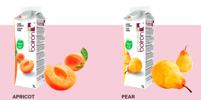 Les Vergers Boiron expands its range of room temperature fruit purées