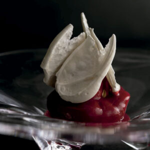 Modern peach Melba