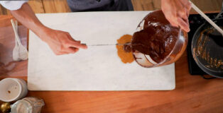Chocolate melted