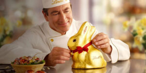 Gold bunny by Lindt