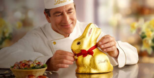 Gold bunny by Lindt