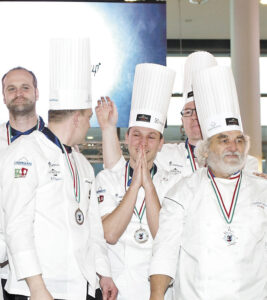 Rémi Montagne after becoming world ice cream champion representing his country in 2018