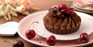 Kiyoka Valentine's Day Dark Chocolate Cherry Lava Tart
