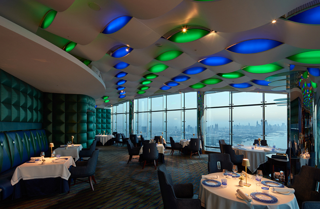 Burj Al Arab restaurant interior