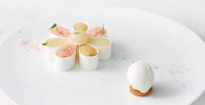 so good.. magazine > Pastry Recipes > Lemon flower dessert with yuzu and eucalyptus by Tom Coll No Comments Lemon flower dessert with yuzu and eucalyptus by Tom Coll