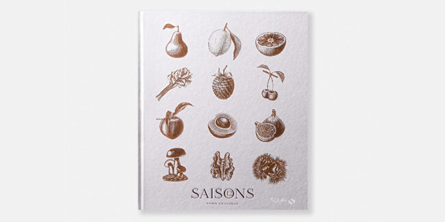 Yann Couvreur proposes recipes for each month of the year in his book, 12 Saisons