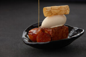 Jerusalem artichoke tatin with Vanilla Ice-cream by Anthony Hart