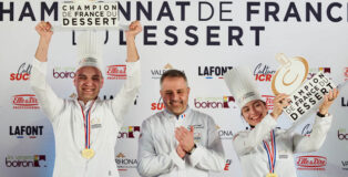 Cédric Barrère, Hugues Pouget and Margot Moura