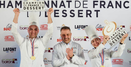 Cédric Barrère, Hugues Pouget and Margot Moura