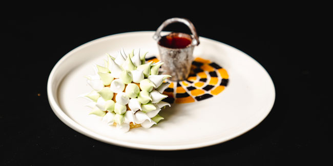 Indian Cassata with thandai and roohafza, by Ruchit Harneja