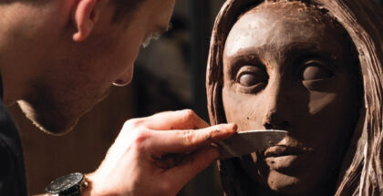 Chocolate sculpture