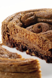 Chocolate galette open by Dimitri Fayard
